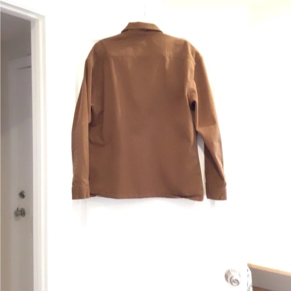 Collusion Men Jacket size XXS color brown collar button down front pockets